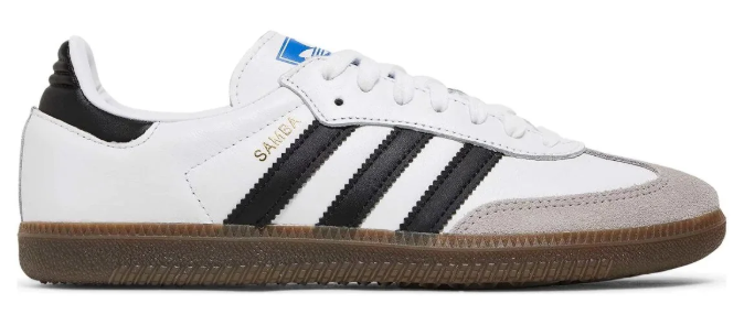 Women's adidas Samba OG Cloud White Core Black Gum Sneakers