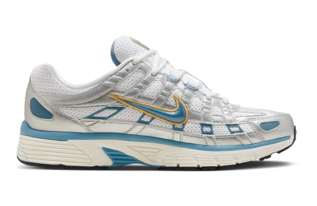 Nike P-6000 'Metallic Silver/Aegean Storm' Sneakers