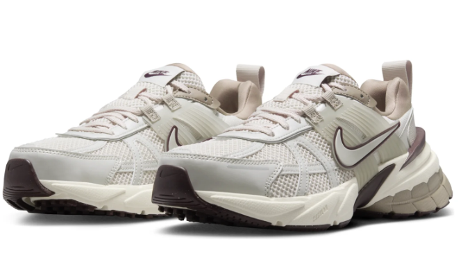 Women's Nike V2K Run 'Light Greenish Brown / Khaki Earth / Light Bone' Sneakers