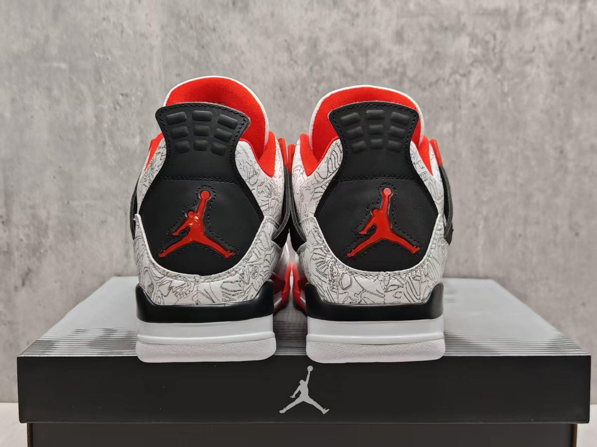 Nike Air Jordan 4 Retro White Laser