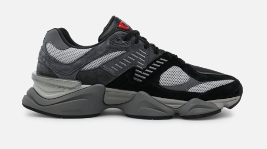New Balance 9060 Black Sneakers - ABZORB & SBS Cushioning