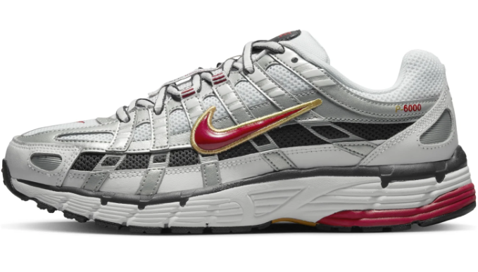 Women's Nike P-6000 CNPT 'Metallic Silver Red' Sneakers