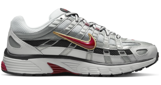 Women's Nike P-6000 CNPT 'Metallic Silver Red' Sneakers