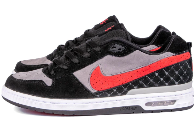 Nike SB P-Rod Zoom Air Low - Black/Varsity Red/Flint Grey