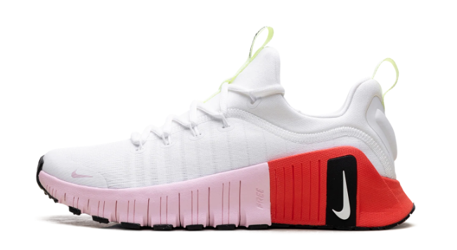 Nike Free Metcon 6 Women's Training Shoes - White/Volt/Crimson (IB4526-100)