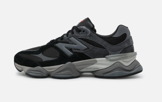 New Balance 9060 Black Sneakers - ABZORB & SBS Cushioning