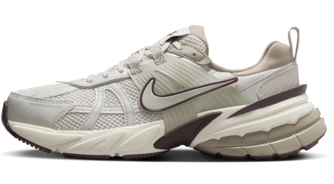 Women's Nike V2K Run 'Light Greenish Brown / Khaki Earth / Light Bone' Sneakers
