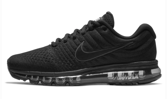 Nike Air Max 2017 Triple Black Men's Sneakers - 849559-004