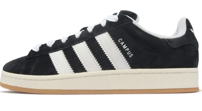 adidas Campus 00s 'Core Black / Footwear White / Gum' Sneakers